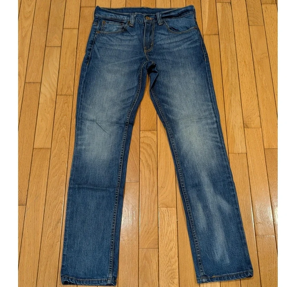 Levis 511 Jeans‎ Mens 29x32 Blue Slim Fit Straight Leg Denim Classic Fit 30x31
